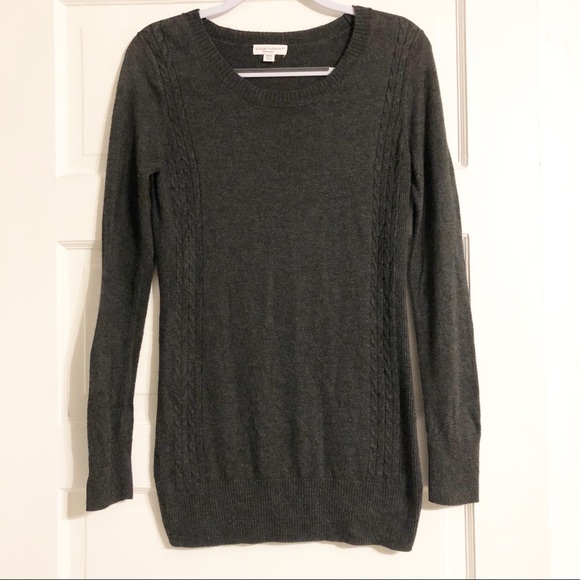 Liz Lange for Target Sweaters - Liz Lange Maternity Charcoal Grey Sweater - Med